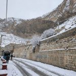 کوه قیه در شهر ماکو در آذربایجان غربی در فصل زمستان